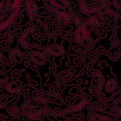 Topographic map lines background. Abstract vector illustration. Contour vector map.