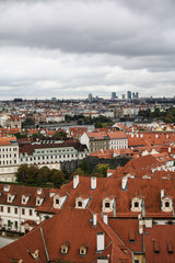 Fototapeta na wymiar Red roofs of old Prague