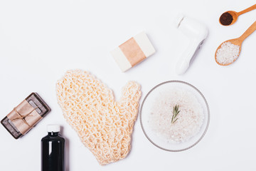 Natural cosmetics and accessories for skin