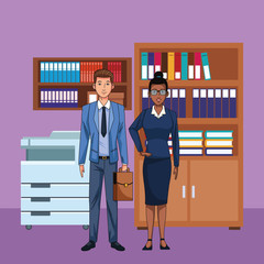 business couple avatar