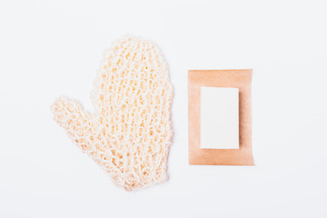 Simple flat lay arrangement of massage