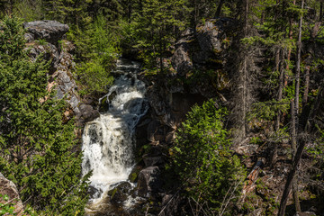 Crystal Falls In The Little Pend Oreille National Wildlife Refuge.