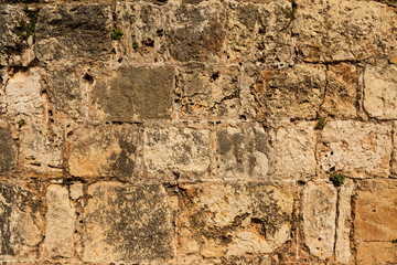 Background from antique building blocks