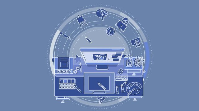 Animation illustrator to advertise your services