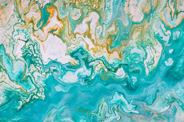 Abstract colorful background. Fluid Art. Marble texture