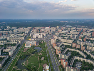 Aerial view of St. Petersburg