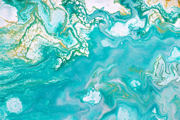 Fototapeta na wymiar Abstract colorful background. Fluid Art. Marble texture