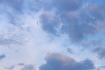 wolken am blauen Himmel Regen meteorologie