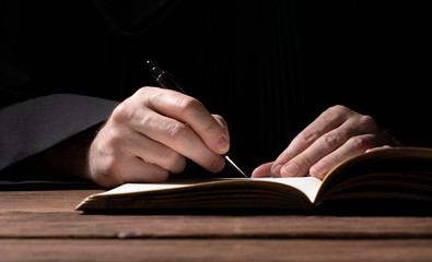 business or legal agreement signed in the presence of a lawer