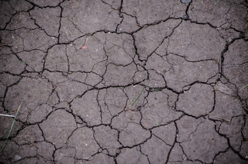 dry cracked earth/ soil. Drought.