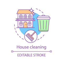 House cleaning concept icon