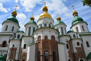 Fototapeta na wymiar Cathédrale Sainte Sophie Kiev - Ukraine