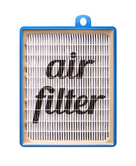 High efficiency air filter for HVAC system. new and used filter