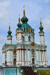Fototapeta na wymiar Eglise Saint André Kiev Ukraine