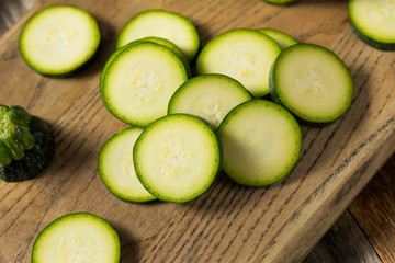 Raw Green Organic Zucchini