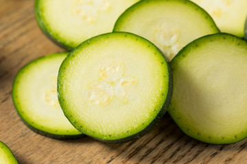 Raw Green Organic Zucchini