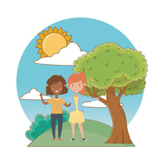 Teenage friends design