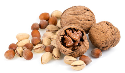 mini mixed nut close up