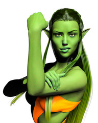 super dark elf warrior