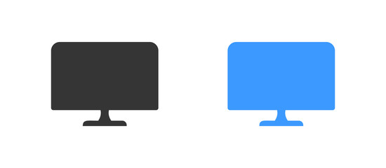 Computer sign icon - Glyph laptop icon