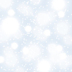 Square blurred bokeh background, 3d vector cover