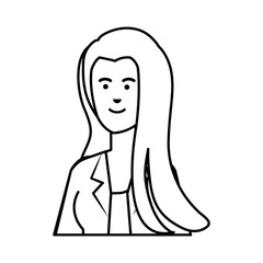 young businesswoman avatar character