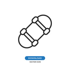 Skateboard vector icon