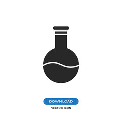 Flask vector icon