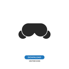 Sleeping mask vector icon