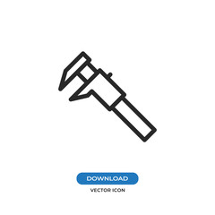 Architectural ruler vector icon