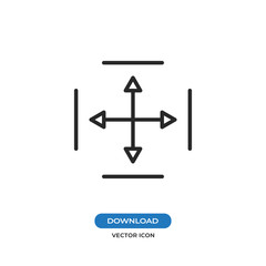 Move arrows vector icon