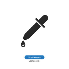 Pipette vector icon