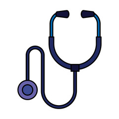 stethoscope medical isolated icon