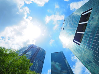 オフィス街　ビル群