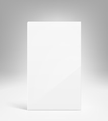 Blank packaging box mockup. Vector illustration. Ready for presentation your design, presentation, promo, adv. EPS10. 