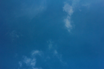 Fototapeta na wymiar summer spring cloudy blue sky