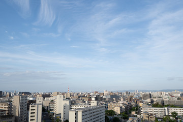 Fototapeta premium 東淀川 都市風景