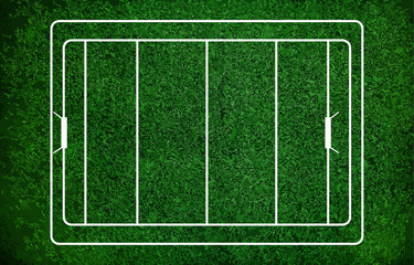 rugby field green grass