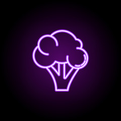 cauliflower dusk icon. Elements of Vegetables in multi color style icons. Simple icon for websites, web design, mobile app, info graphics on white background