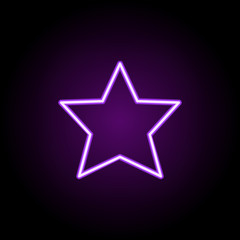 three layers neon icon. Elements of Geometric figures set. Simple icon for websites, web design, mobile app, info graphics