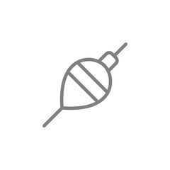 Bobber icon. Element of beach holiday icon. Thin line icon for website design and development, app development. Premium icon
