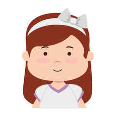 Obraz premium little girl first communion character