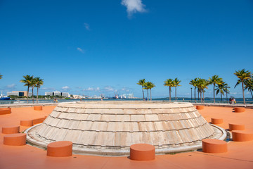 Fountain at Bayfront Park Miami FL