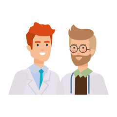 professionals doctors avatars characters