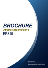 テンプレート　曲線的な背景　紺色