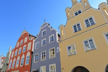 Denkmalgeschützte Architektur in Landshut