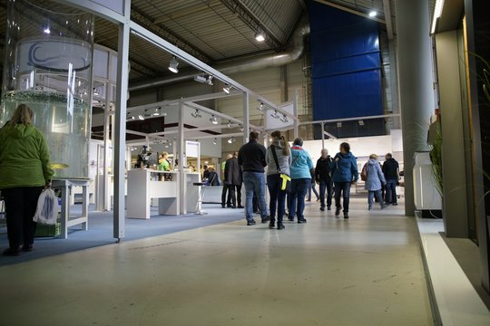 Fachmesse mit verschiedenen St&auml;nden