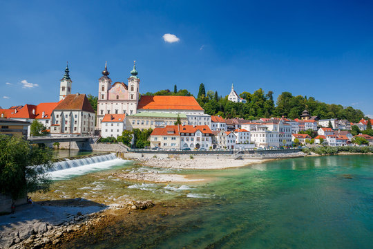 Steyr, Austria. Steyr and Enns rivers