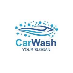 Car wash Logo Template Design