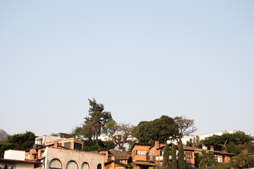 Casas amontonadas